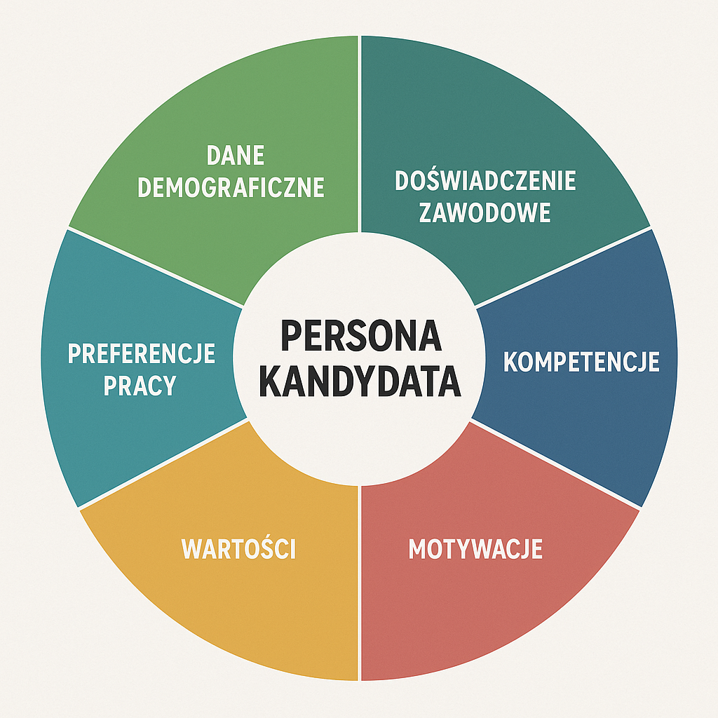 persona kandydata diagram kołowy